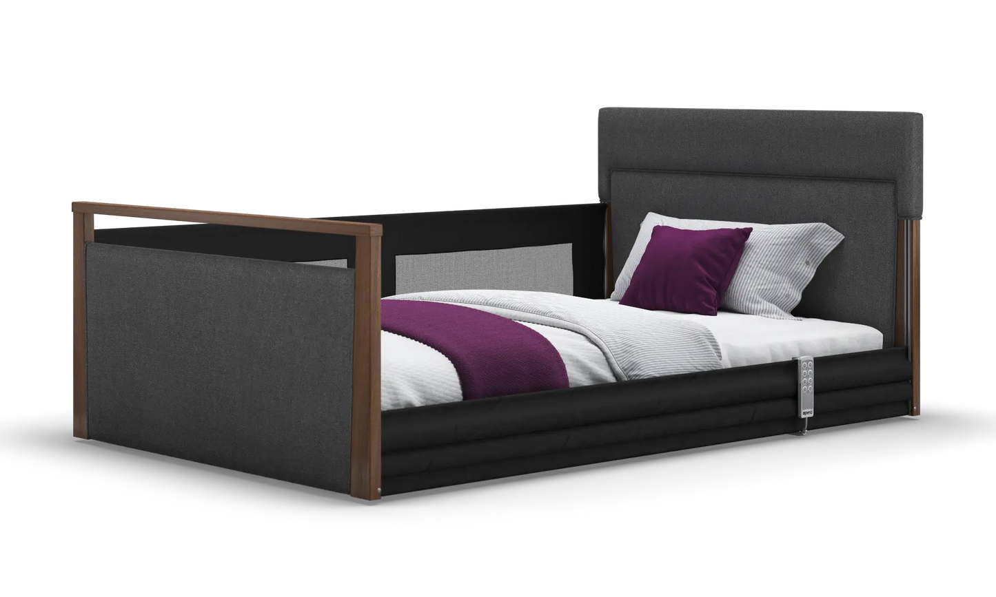 Solo SafeSide Upholstered Profiling Floor Bed