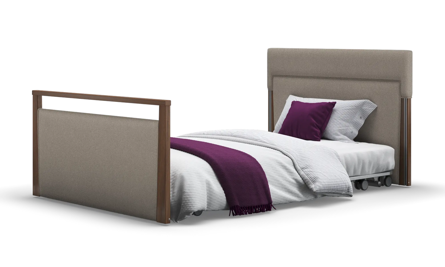 Solo SafeSide Upholstered Profiling Floor Bed