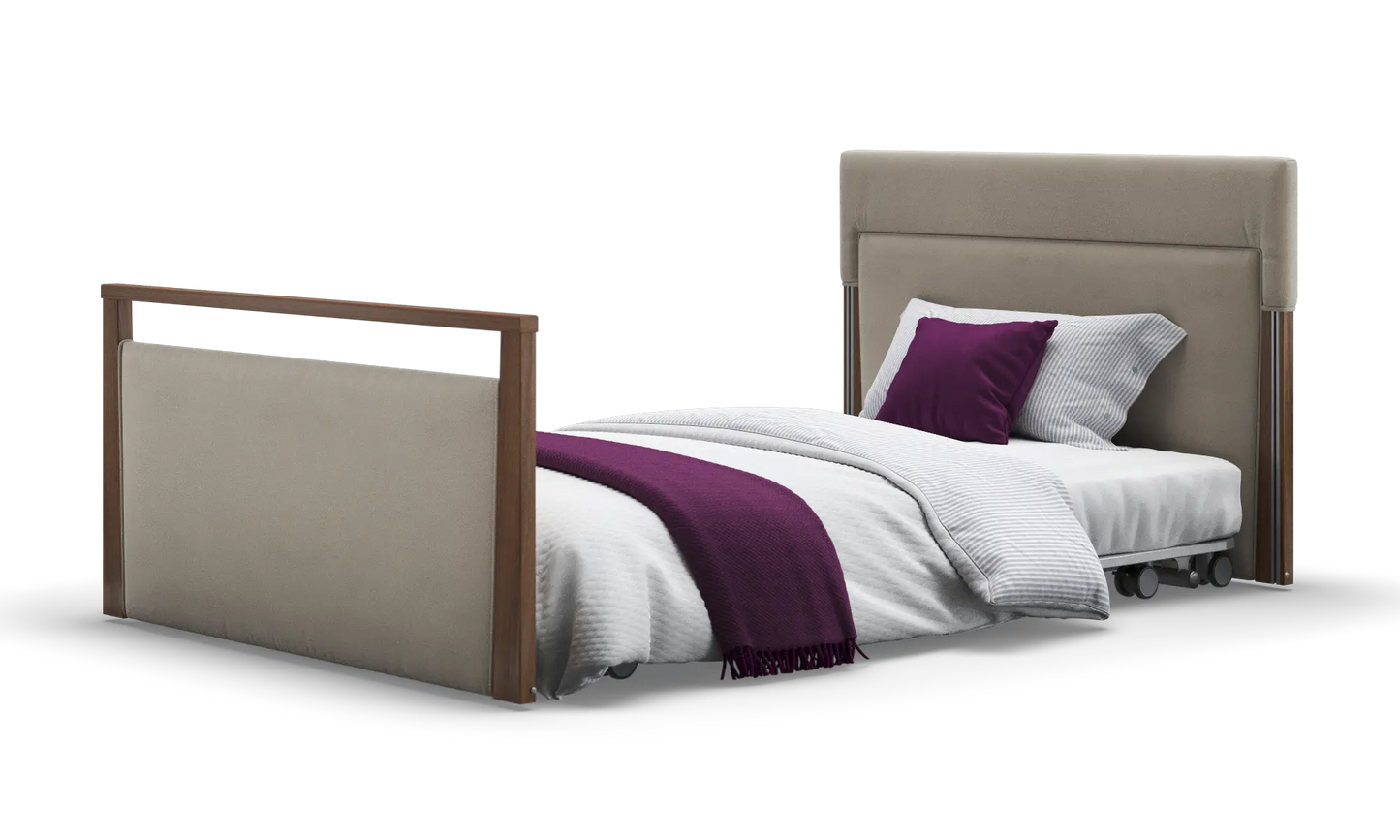 Solo SafeSide Upholstered Profiling Floor Bed