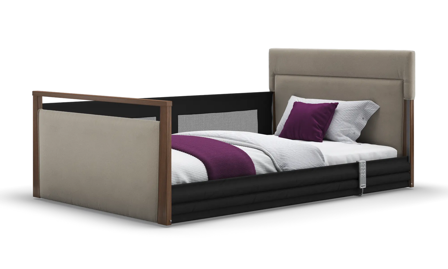 Solo SafeSide Upholstered Profiling Floor Bed