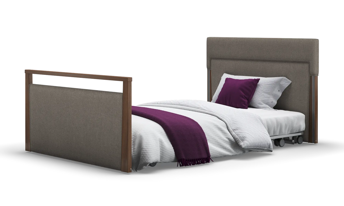 Solo SafeSide Upholstered Profiling Floor Bed
