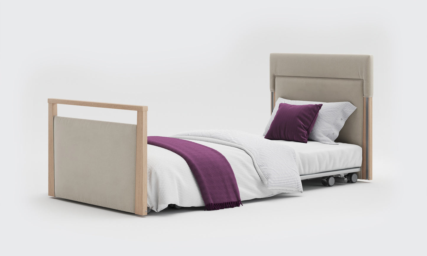 Solo SafeSide Upholstered Profiling Floor Bed