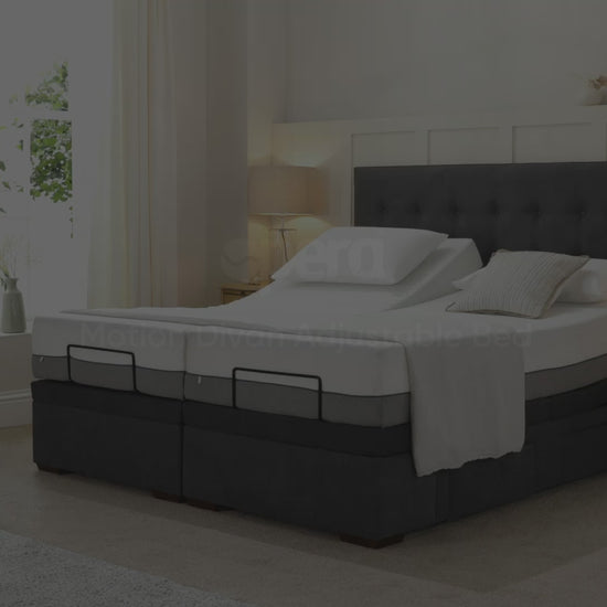 a video about the motion divan with information about the bed include the feature and what it looks like when in use