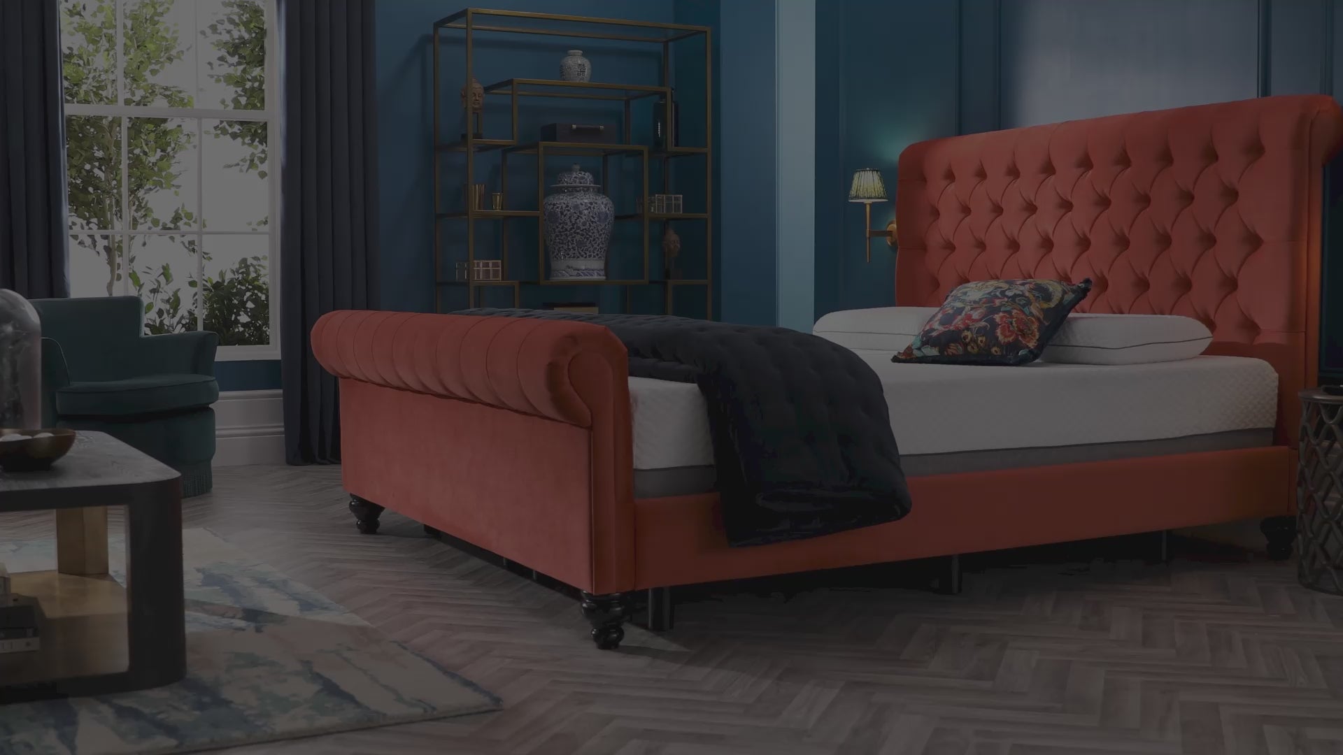Opera Dalta Premium Adjustable Bed in a Bedroom Setting