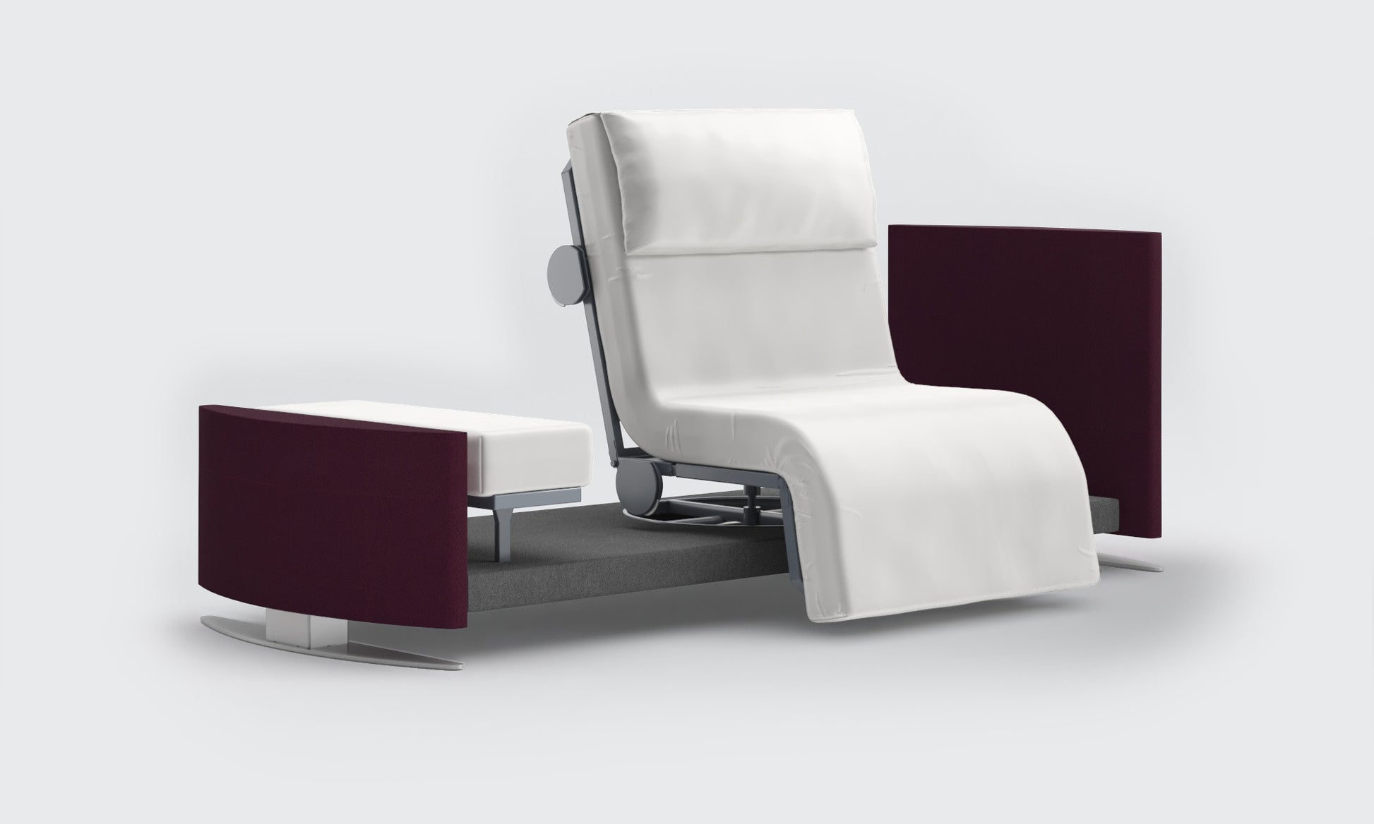 RotoBed® Change Rotating Chair Bed in wine