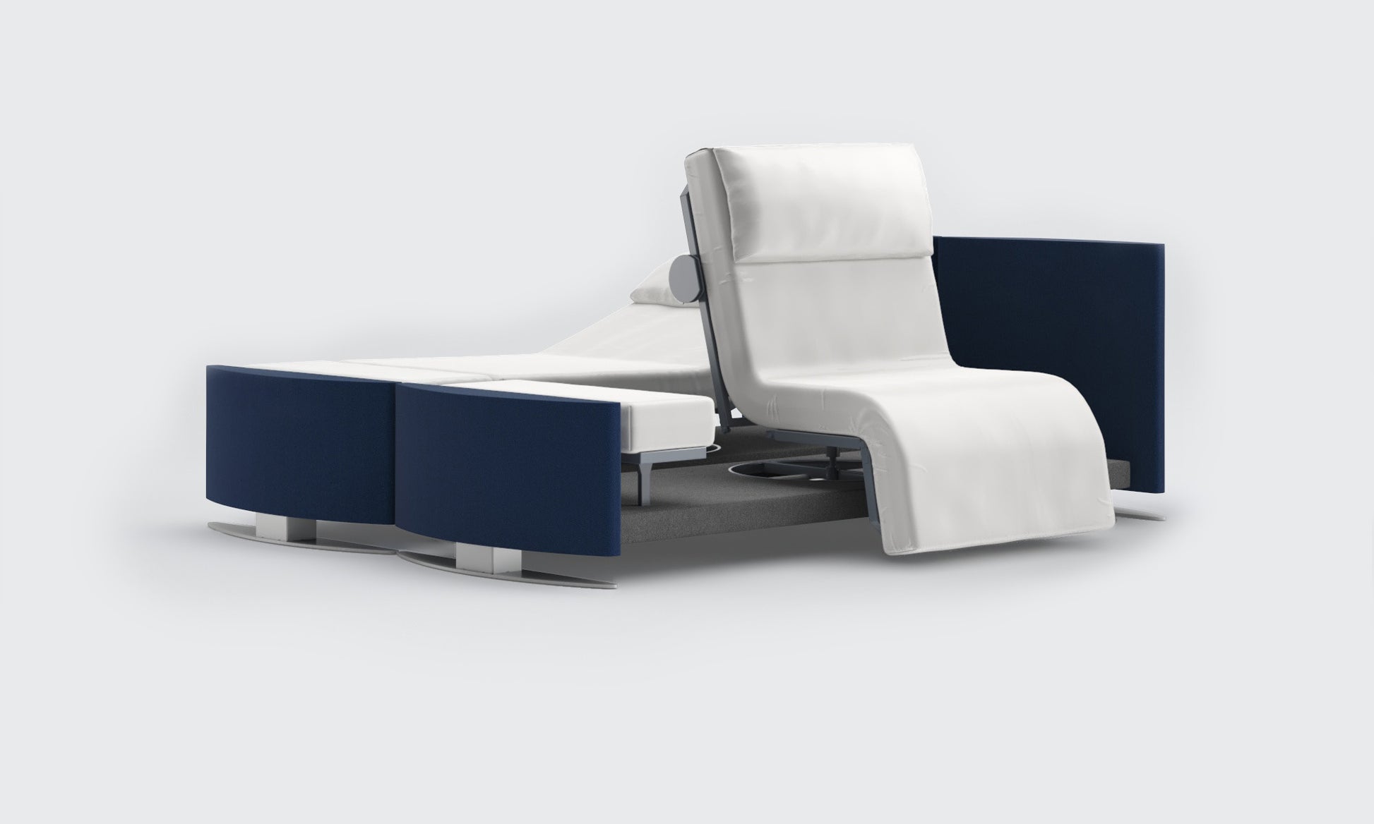 RotoBed® Change Dual Rotating Chair Bed in petrol