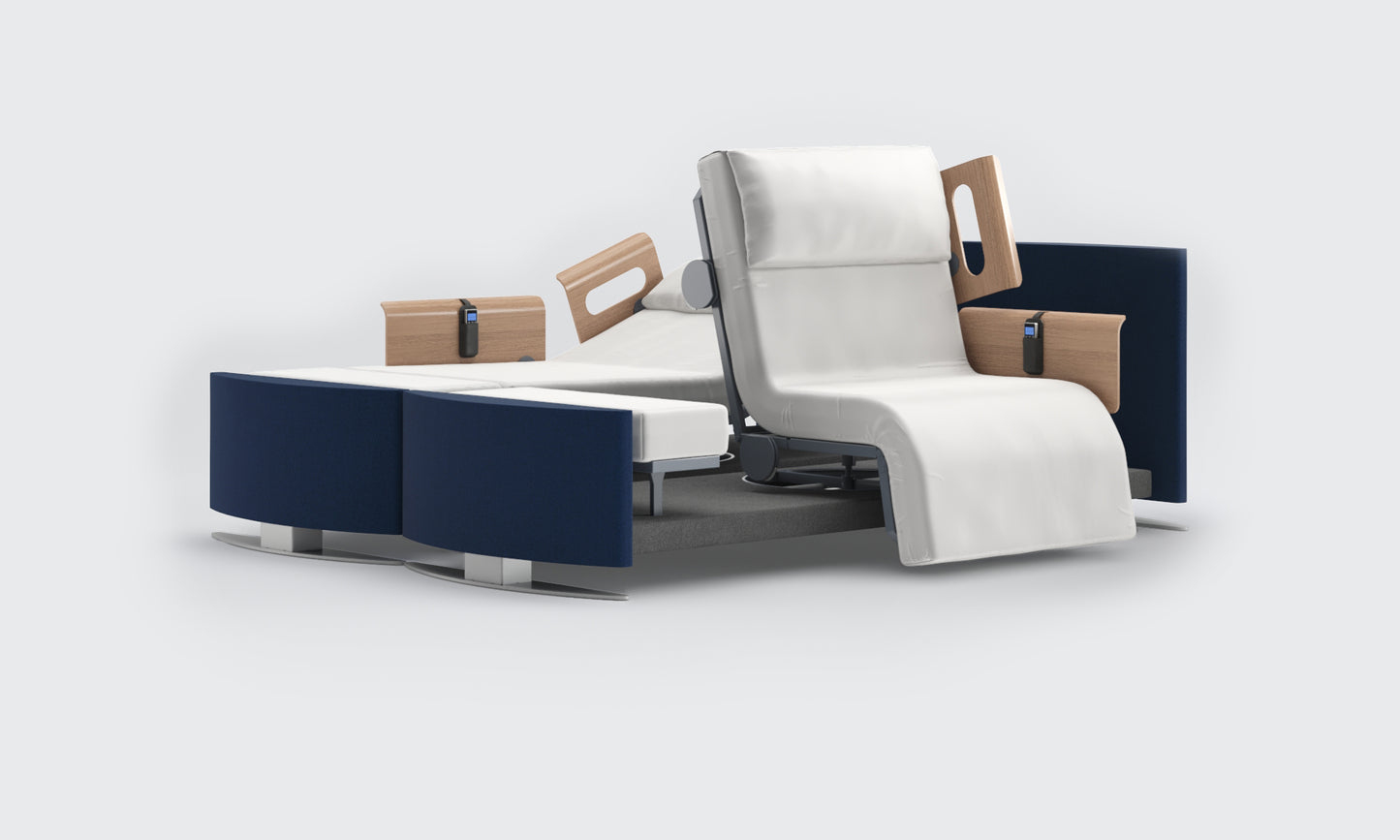 RotoBed® Change Dual Rotating Chair Bed in petrol