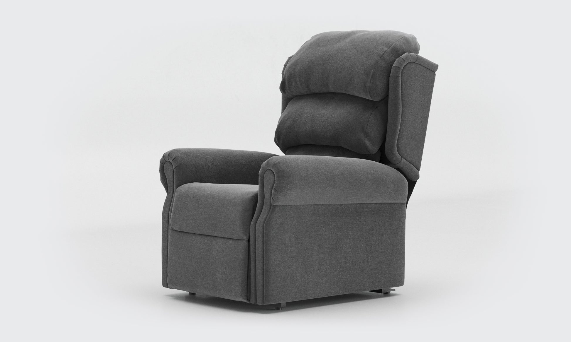 Adara Riser Recliner chair standard waterfall fabric anthracite