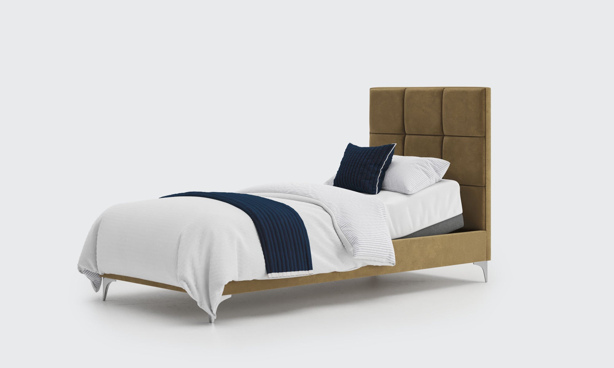 Twin single shop beds with headboard