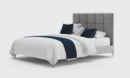 borg 5ft king dual bed and mattress in the cedar velvet material