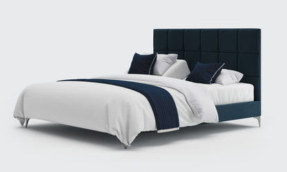 borg 6ft super king dual bed and mattress in the royal velvet material