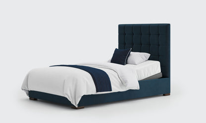 stratton 4ft bed and mattress in the royal velvet material