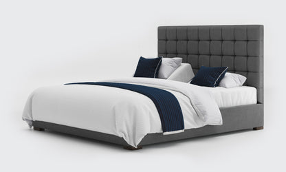 stratton 6ft super king dual bed and mattresses in the anthracite material
