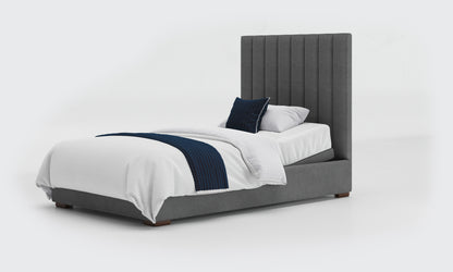 versailles 4ft bed and mattress in the anthracite material