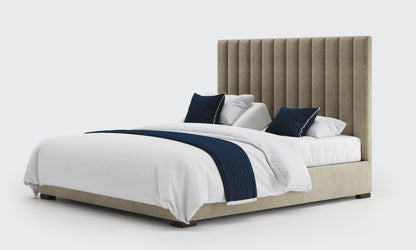 versailles 6ft bed and split mattresses in the cedar velvet material
