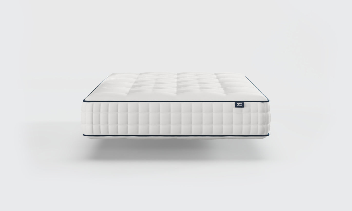 natural 1000 4ft comfort mattress flat head on