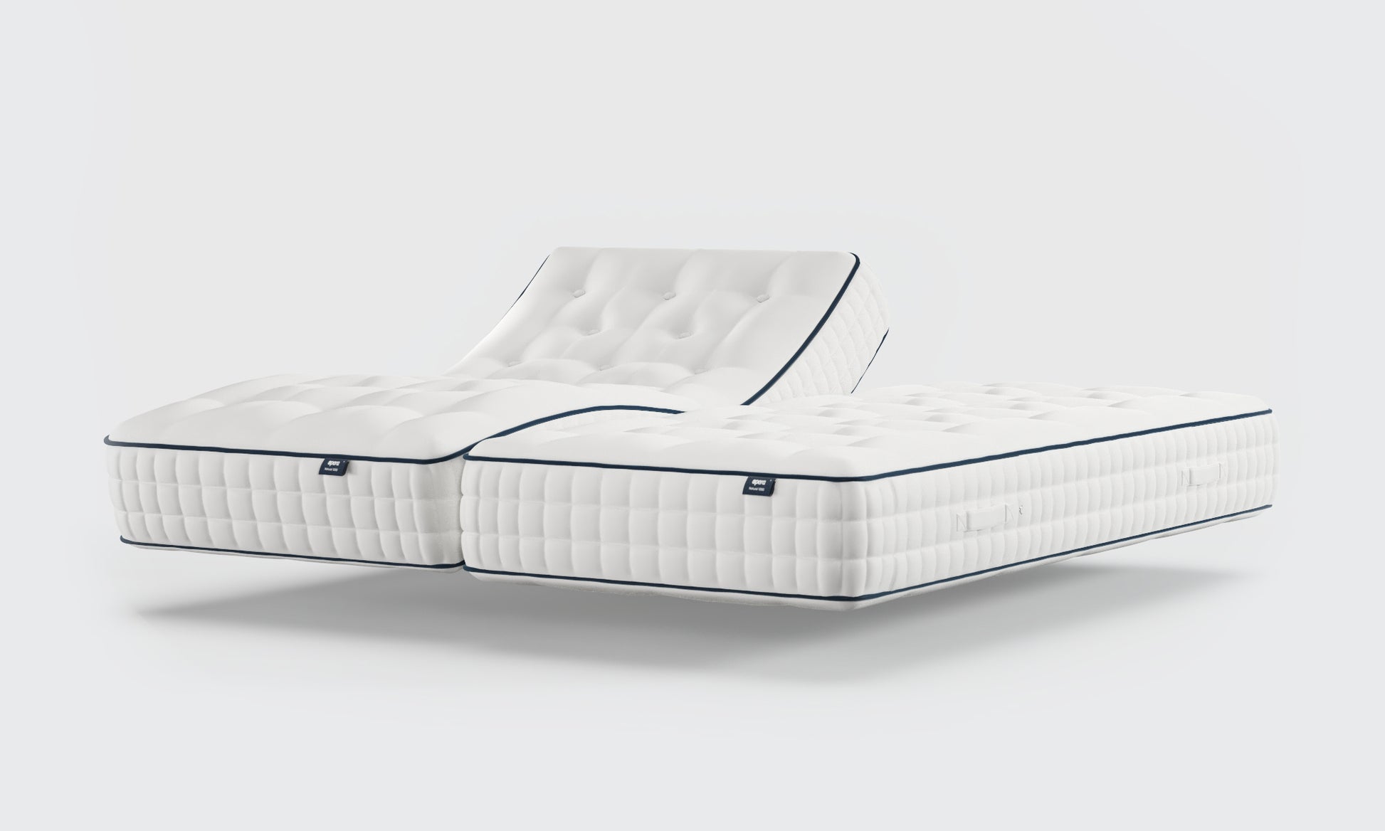 natural 1000 6ft dual comfort mattress profiling side