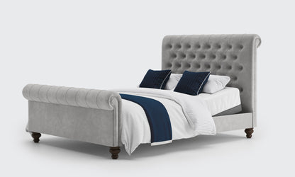 premium adjustable Dalta bed in 5ft double in the Cedar velvet material