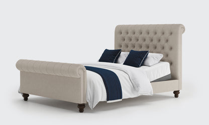 Premium adjustable 5ft double bed in the linen material