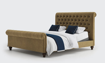 biscuit velvet 6ft dalta double bed and mattress premium adjustable range