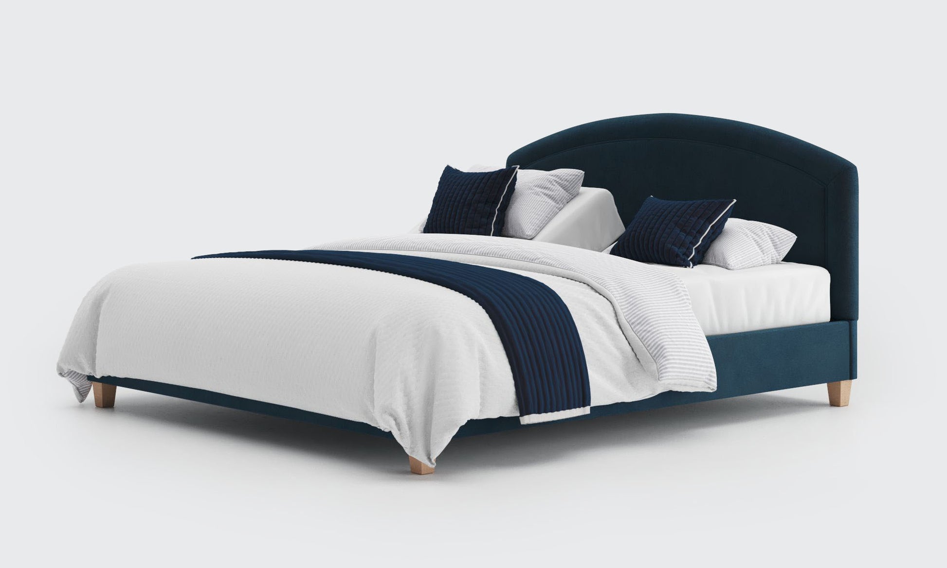 eden 6ft super king dual bed and mattress in the royal velvet material