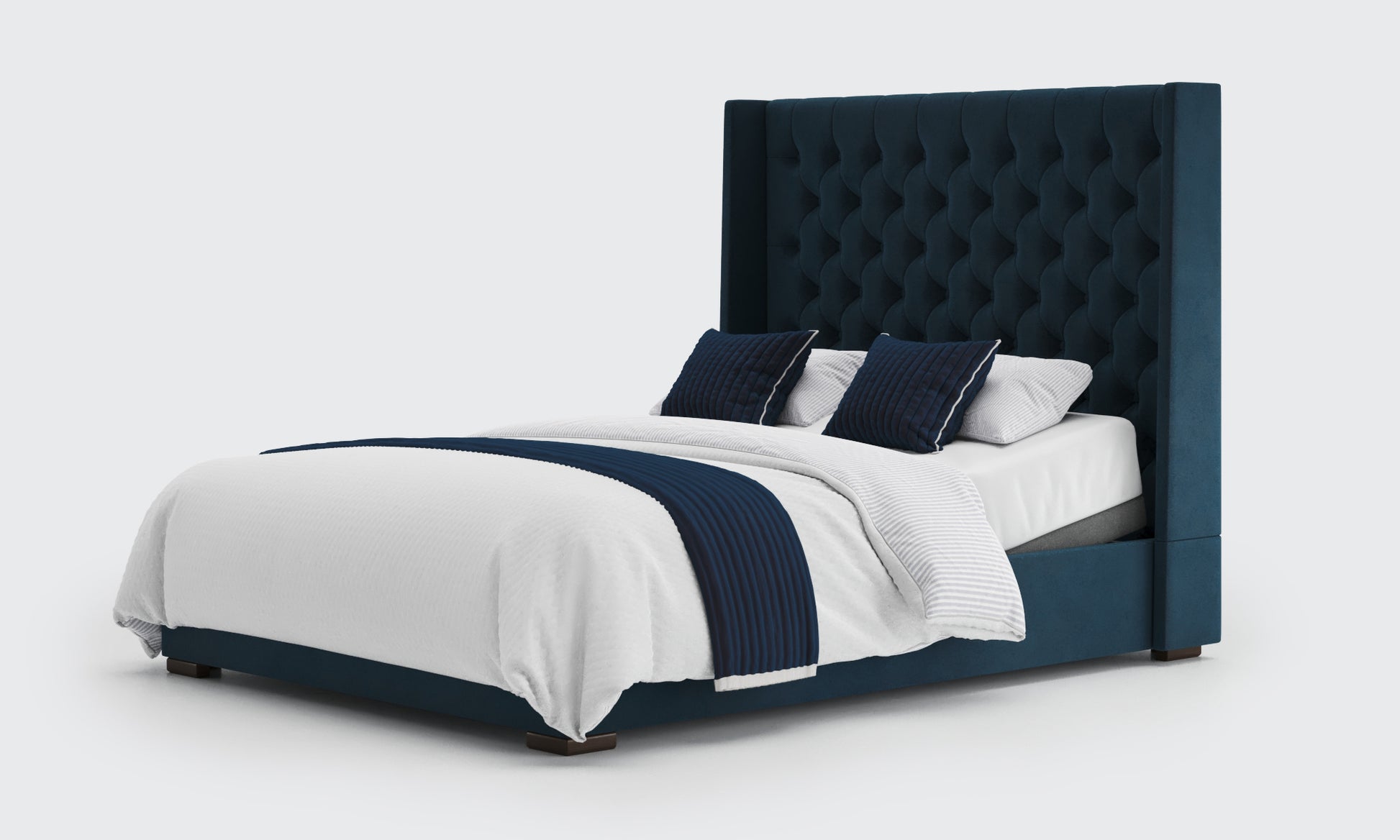 Premium adjustable 5ft double bed in the royal velvet material