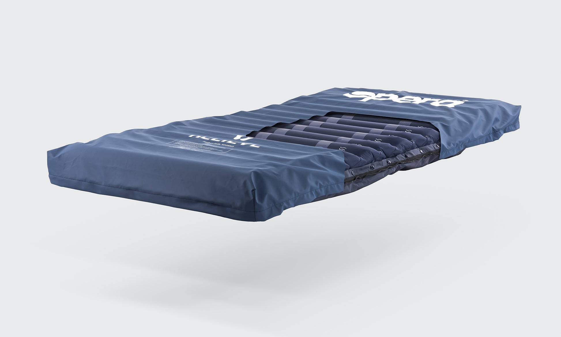Relieve overlay air mattress system flat lay 
