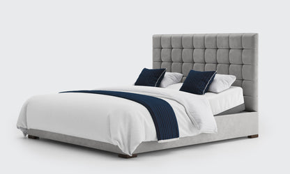 stratton 6ft double bed and mattress in the cedar velvet material