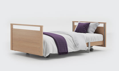 Oak Wide Single Signature Profiling Bed With no Side Rails