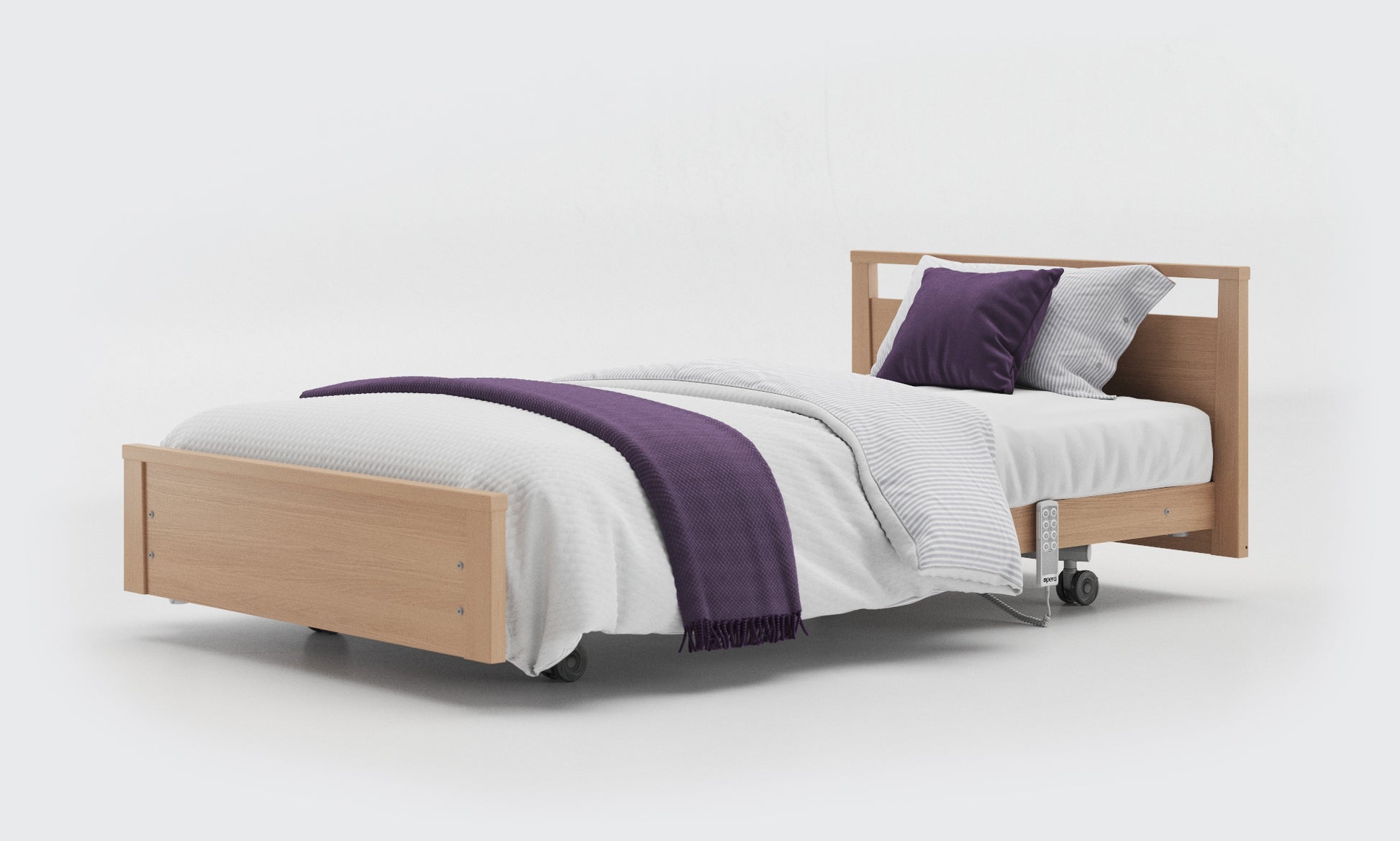 signature bed low footboard 3ft6 in oak